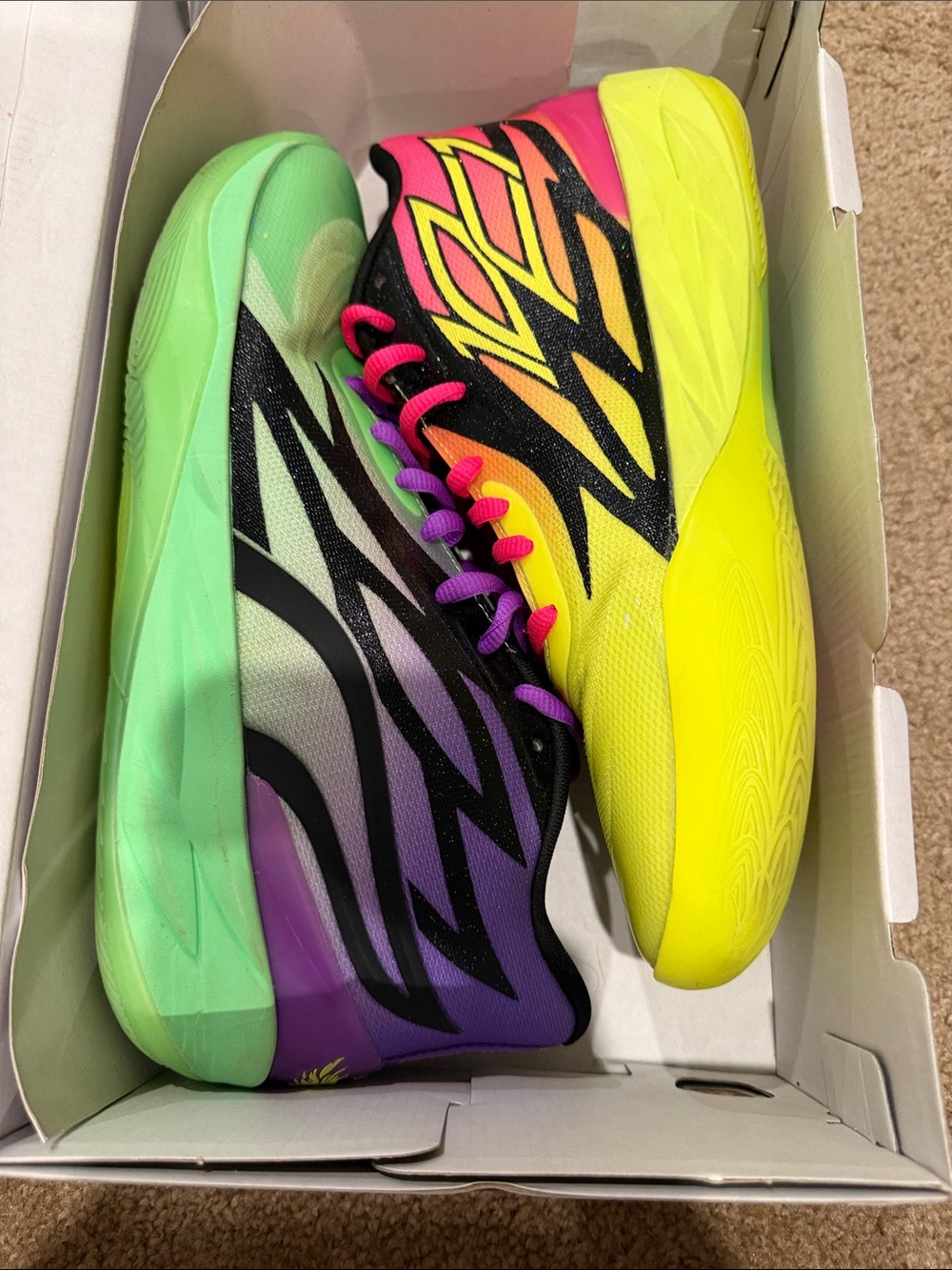 Men’s lamelo ball Rick and Morty size 12